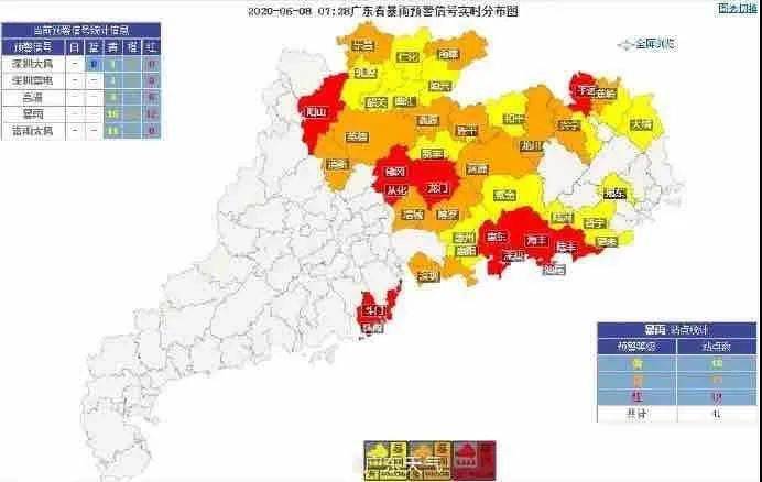 深圳突发暴雨预警，洗礼城市的意外洗礼日