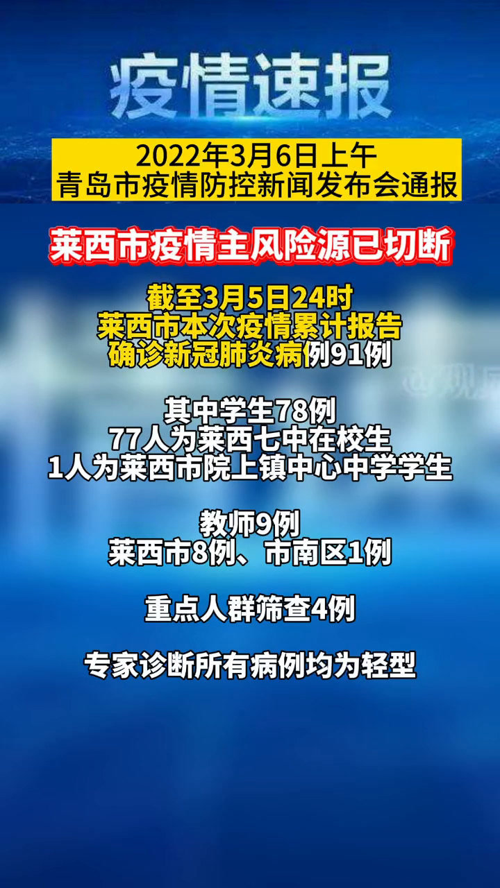 莱西市疫情最新实时通报，众志成城，共同筑牢防线